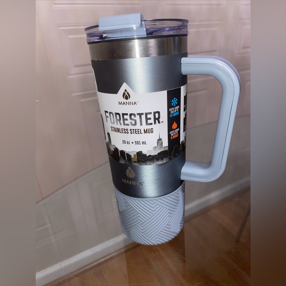 MANNA 20 oz FORESTER TRAVELER DURABLE STAINLESS STEEL MUG~BICOLOR~AUTHENTIC~